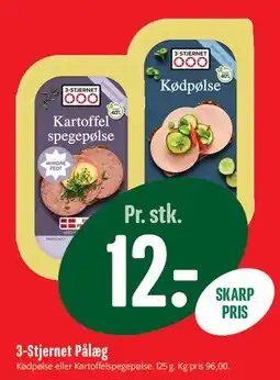 Min Købmand 3-Stjernet Pålæg tilbud