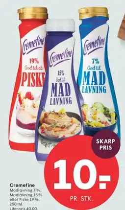 SPAR Cremefine Madlavning / Piske tilbud