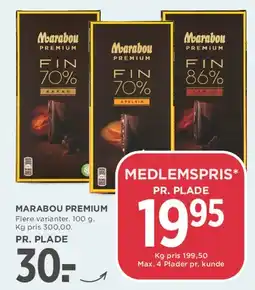 MENY Marabou Premium (Fin 70% / Fin 86%) tilbud