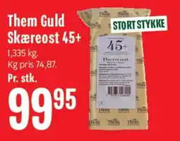 Min Købmand Them Guld skæreost 45+ tilbud