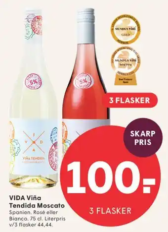 SPAR VIDA Viña Tendida (Moscato) tilbud