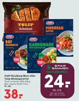 SPAR Steff Houlberg Maxi eller Tulip Middagsretter tilbud