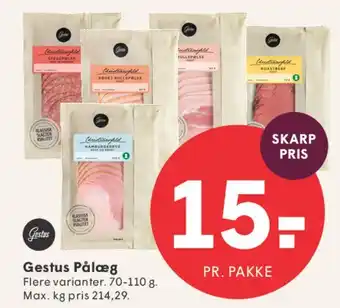 SPAR Gestus Pålæg tilbud