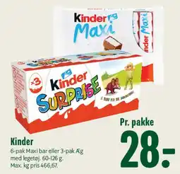 Min Købmand Kinder (pakke) tilbud