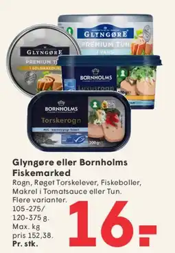 SPAR Glyngøre eller Bornholms Fiskemarked tilbud