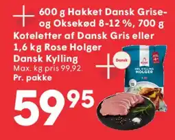 SPAR Hakket dansk gris- og oksekød tilbud