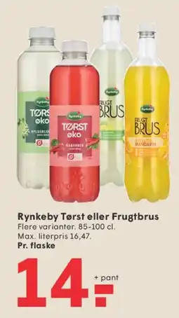 SPAR Rynkeby Tørst eller Frugtbrus tilbud