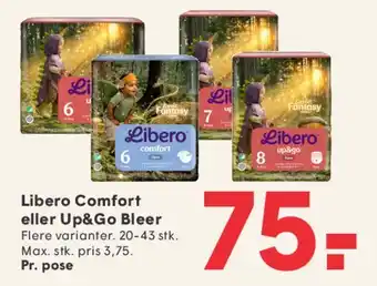 SPAR Libero Comfort eller Up&Go bleer tilbud
