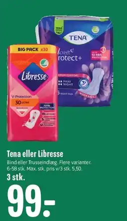 Min Købmand Tena eller Libresse tilbud