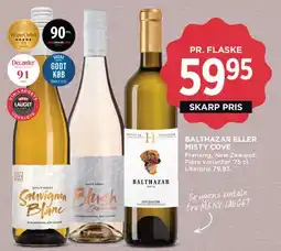 MENY Sauvignon Blanc / Blush (hvide vine) tilbud