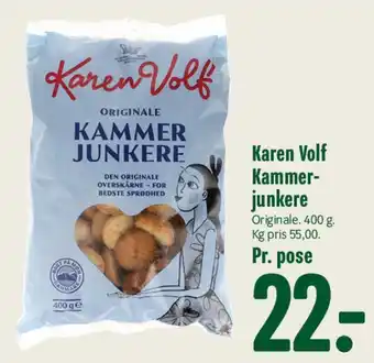 Min Købmand Karen Volf Kammerjunkere tilbud
