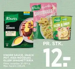 MENY Knorr (saucer / snack pot / Asia noodles / spaghetti) tilbud