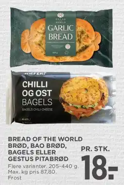 MENY Bread of the World - brød & bagels tilbud