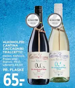 MENY Alkoholfri Cantina Zaccagnini Tralcetto tilbud