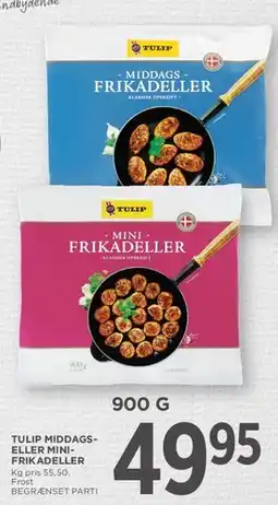 MENY Tulip Middags- eller Mini-frikadeller tilbud