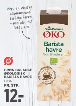 MENY Grøn Balance Økologisk Barista Havre (1 L) tilbud