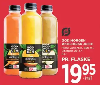MENY God Morgen økologisk juice tilbud