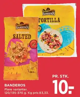 MENY Banderos (tortilla / salted chips) tilbud