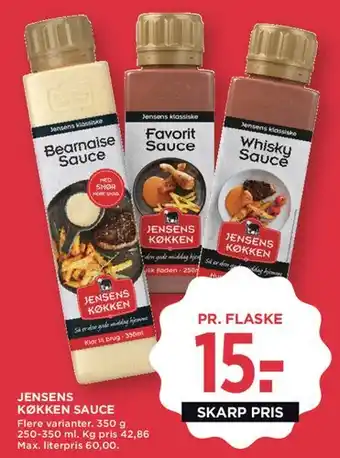 MENY Jensens Køkken sauce tilbud