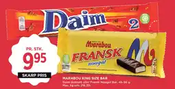 MENY Marabou / Daim King Size Bar tilbud