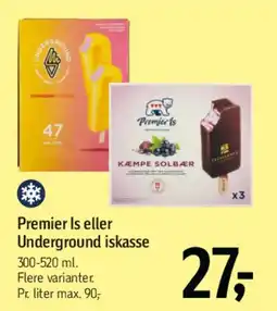 Føtex Premier Is eller Underground iskasse tilbud