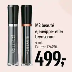 Føtex M2 Beauté øjenvippe- eller øjenbrynserum tilbud
