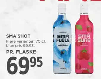 MENY Små shot tilbud