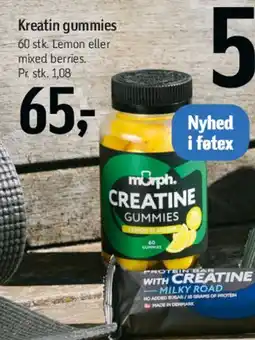 Føtex Kreatin gummies tilbud