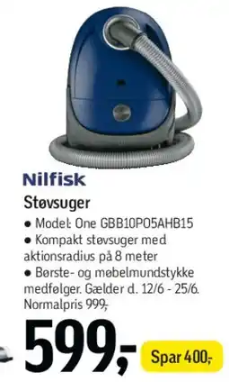Føtex Nilfisk Støvsuger tilbud
