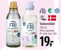 Føtex Vaskemiddel (Salling FRI) tilbud