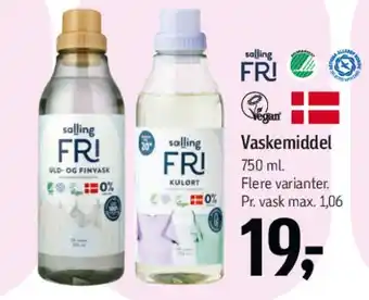 Føtex Vaskemiddel (Salling FRI) tilbud