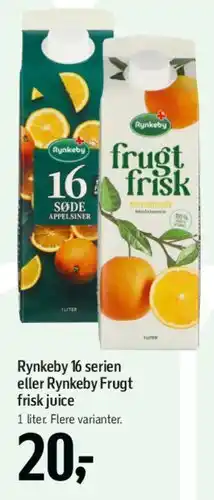 Føtex Rynkeby Frugt frisk / 16 serien tilbud
