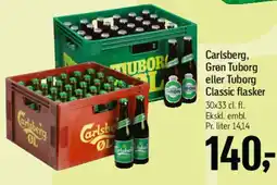 Føtex Carlsberg / Tuborg flasker (kasser) tilbud