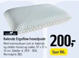 Føtex Kølende ErgoFlow hovedpude tilbud