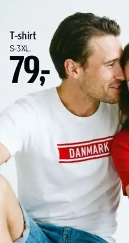 Føtex T-shirt (motiv / Danmark) tilbud