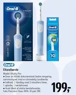 Føtex Oral‑B elektrisk tandbørste (Vitality Pro) tilbud