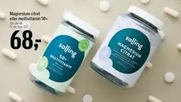 Føtex Magnesium citrat eller multivitamin 50+ tilbud