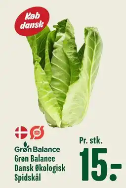 Min Købmand Grøn Balance Dansk Økologisk Spidskål tilbud