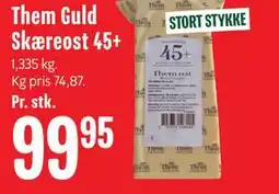 Min Købmand Them Guld Skæreost 45+ tilbud