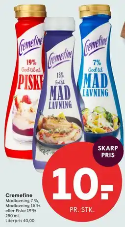 SPAR Cremefine tilbud