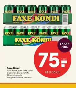 SPAR Faxe Kondi tilbud