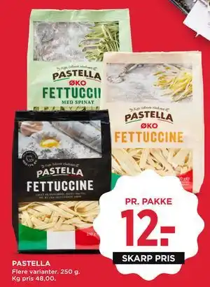 MENY PASTELLA tilbud