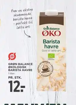 MENY GRØN BALANCE ØKOLOGISK BARISTA HAVRE tilbud