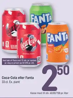 REMA 1000 Coca-Cola eller Fanta tilbud