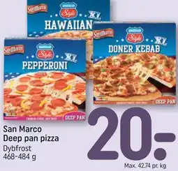 REMA 1000 San Marco Deep pan pizza tilbud