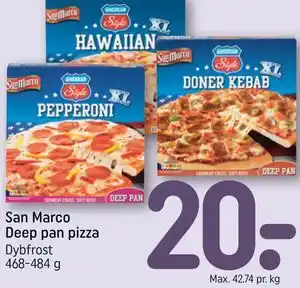 REMA 1000 San Marco Deep pan pizza tilbud