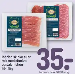 REMA 1000 Ibérico skinke eller mix med chorizo og salchichón tilbud