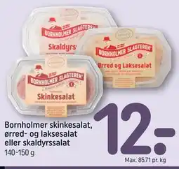 REMA 1000 Bornholmer skinkesalat, ørred- og laksesalat eller skaldyrssalat tilbud