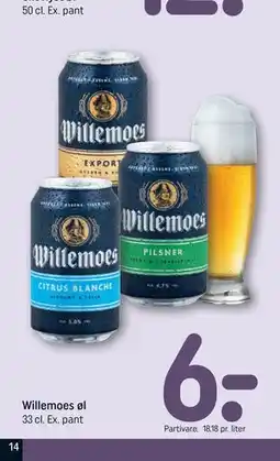 REMA 1000 Willemoes øl tilbud