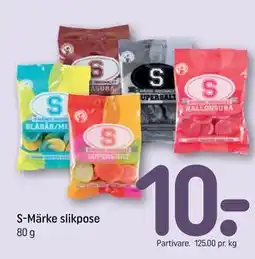 REMA 1000 S-Märke slikpose tilbud